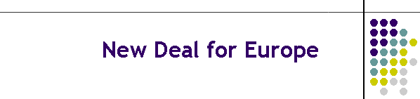 New Deal for Europe