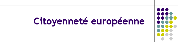 Citoyenneté européenne