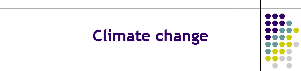 Climate change